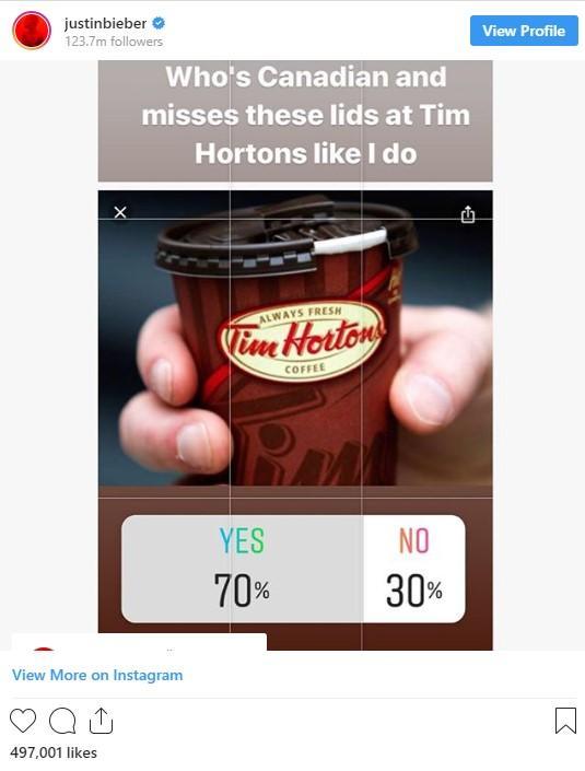 为了咖啡杯盖 过气歌星怒怼国民咖啡Tim Hortons